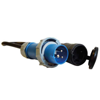 CEE 220V Hane IP67 Till Schuko Hona - 2,5mm2 kabel 0,5 meter