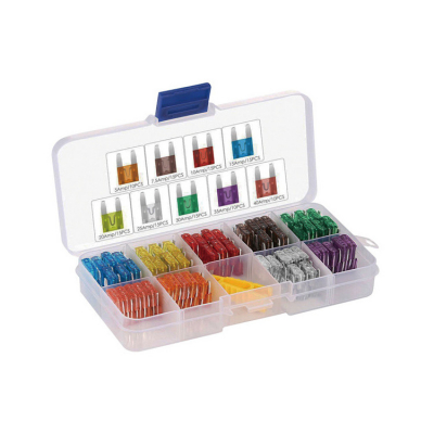 Bladsäkringar Sortimentslåda 3-25Amp 50-pack