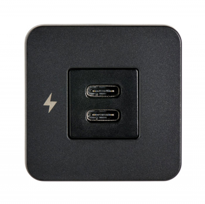 Tile USB-C & USB-C Laddare svart