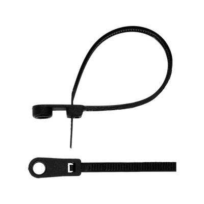 Buntband Med Hål Svart 20-pack