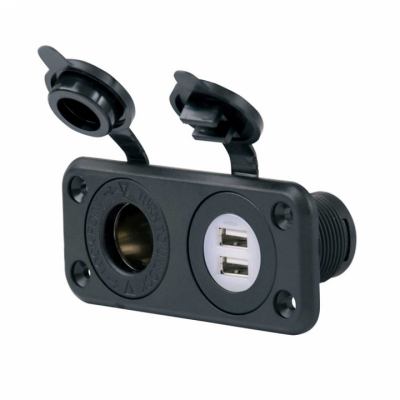12V Uttag / 2x USB Uttag SeaLink