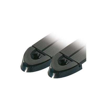 Ändstopp För 25 mm T-Skena 2-pack