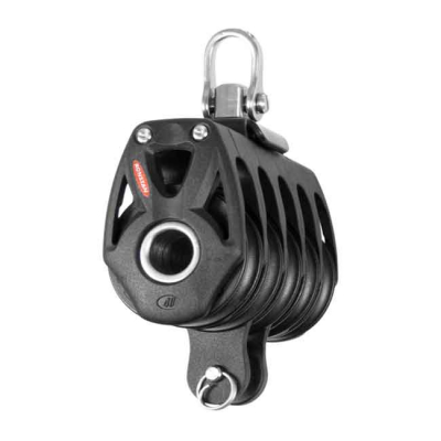 Kvintblock Med Svirvel/Hundsvott Serie 40 10mm