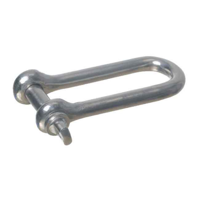 Schackel Med Vingskruv Lång Rostfri 8mm