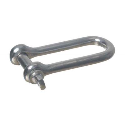 Schackel Med Vingskruv Lång Rostfri 12mm