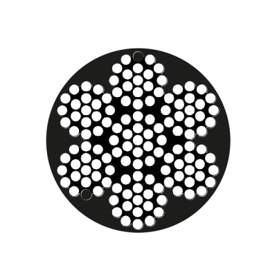 Mantågsvajer Vit 7x19 Ø4x8 mm