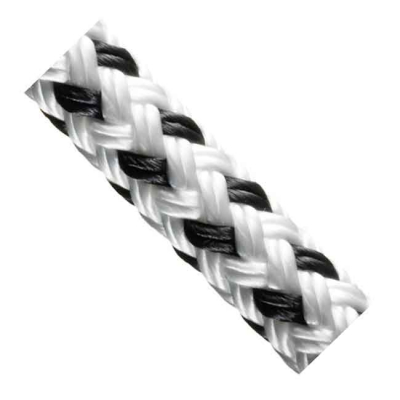 Rio Förtöjning Vit/Svart (Metervara)