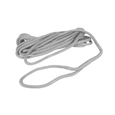 Förtöjningslina Dubbelflätad Grå