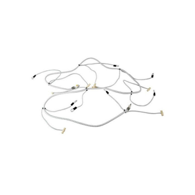 Segelhållare Vit Ø8 mm 300 cm