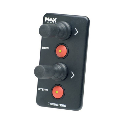 Joystick Dubbel Med Brytare Svart 12/24V 