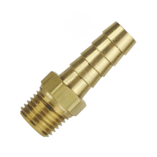 Bränsleanslutning 1/4'' Gänga 10mm Slang