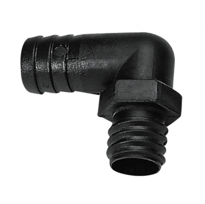 Slanganslutning 16 mm 90°