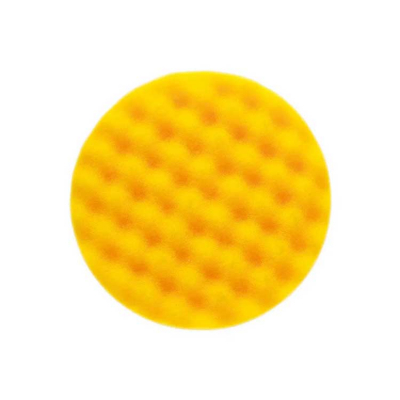 Vaxrondell Våfflad Gul 85 mm 2-pack