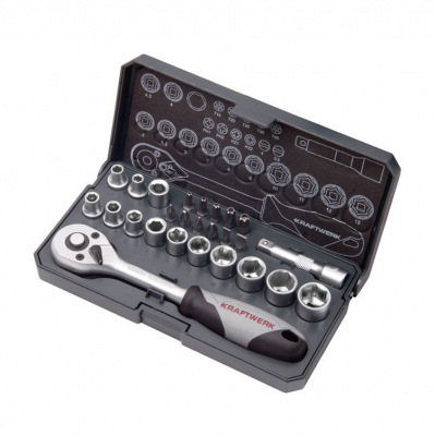 Hylsnyckelsats Basic-Line 26 Delar 1/4