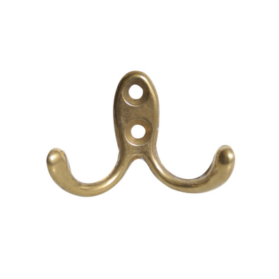 Klädkrok Mässing 40x60 mm