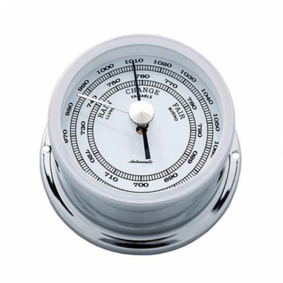 Minor 72 Barometer Ø72/50mm Förkromad Mässing