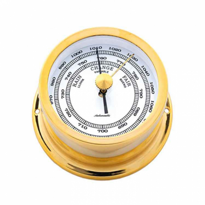 Minor 72 Barometer Ø72/50mm Förgylld Mässing