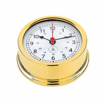Atlantic 95 Skeppsur ø95/70mm Förgylld Mässing