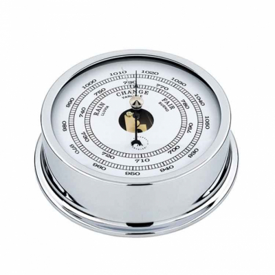Pacific 120 Barometer Ø120/110mm Förkromad Mässing