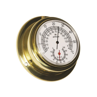 Termo/Hygrometer Mässing