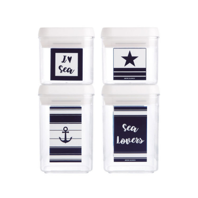 MB Förvaringsburkar Sea Lover 4-pack
