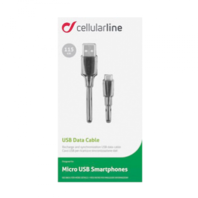 Ladd & Datakabel Micro USB Svart 1.15 m