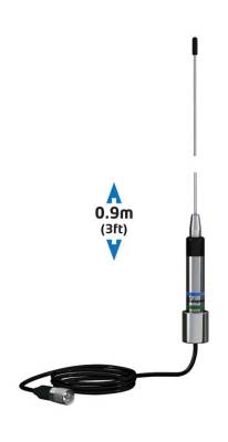 VHF Antenn 90cm Skinny Mini