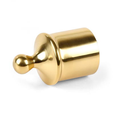 Ändbeslag Med Kula Mässing 36 mm