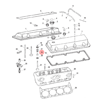 Tätningsventil Mercruiser (842755)