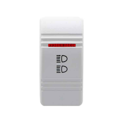 Vit Huv Strålkastare