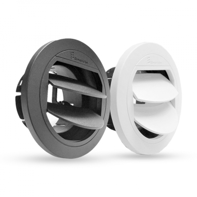 Utblås 75mm Stängbart 