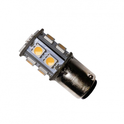 LED BA15D SMD Dimbar L:43 mm (Runtomlysande 16 Dioder)