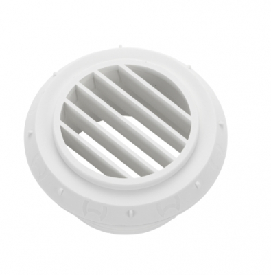 Utsläpp Ø60 mm/90° Vit