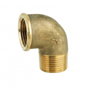 Rörvinkel I Mässing Inv/Utv Gänga Rörvinkel I Mässing Inv/Utv Gänga