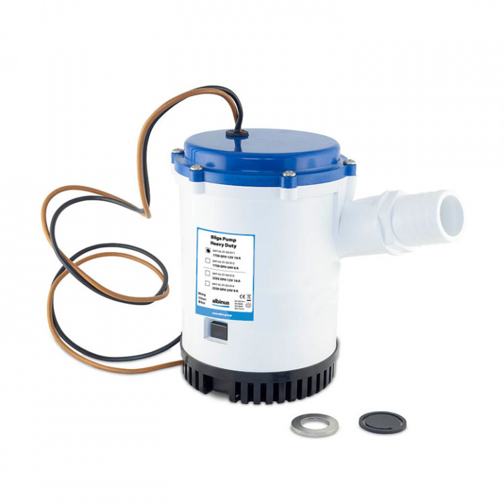 Kraftig Länspump 1750 GPH 12 V
