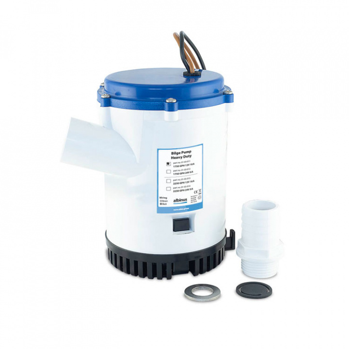 Kraftig Länspump 1750 GPH 12 V