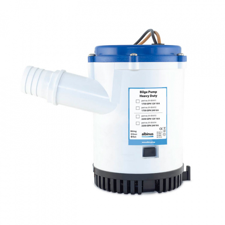 Kraftig Länspump 2250 GPH 12 V