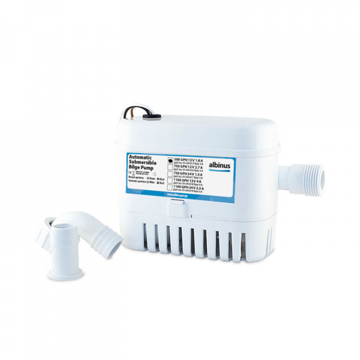 Automatisk länspump 500 GPH 12V