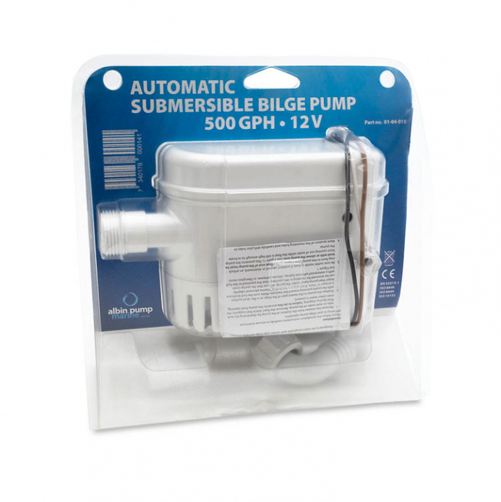 Automatisk länspump 500 GPH 12V