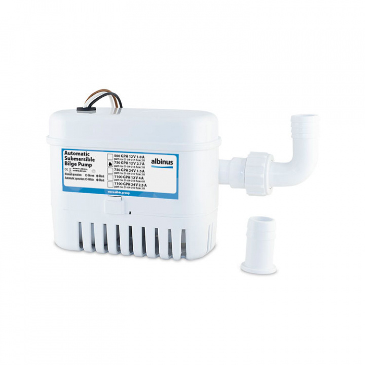 Automatisk Länspump 750 GPH 12 V