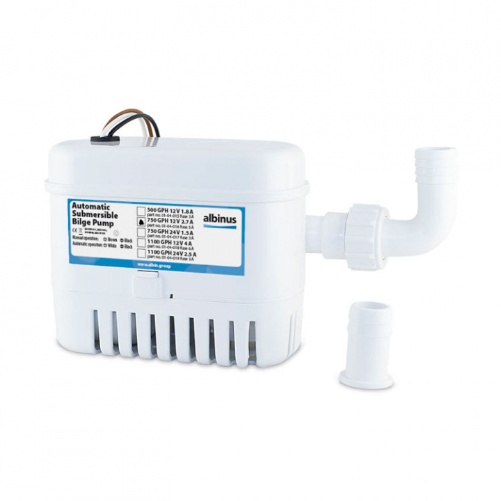 Automatisk Länspump 750 GPH 24V