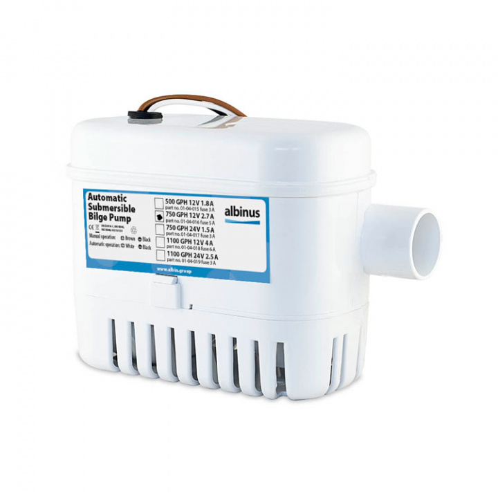 Automatisk Länspump 1100 GPH 12 V