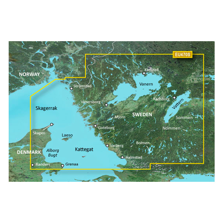 Bluechart G3 Vision Strömstad-Halmstad VEU470S