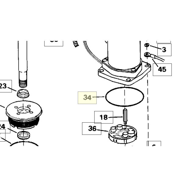 O-ring Trimmotor (Seal Manifold 0335661)