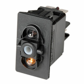 Brytare 12V On-Off med dubbla LED Brytare 12V On-Off med dubbla LED