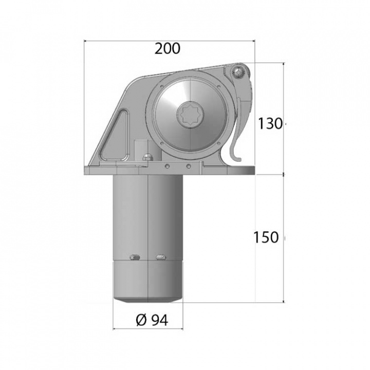 Dorado Ankarspel 800W 12V Kätting 8 mm