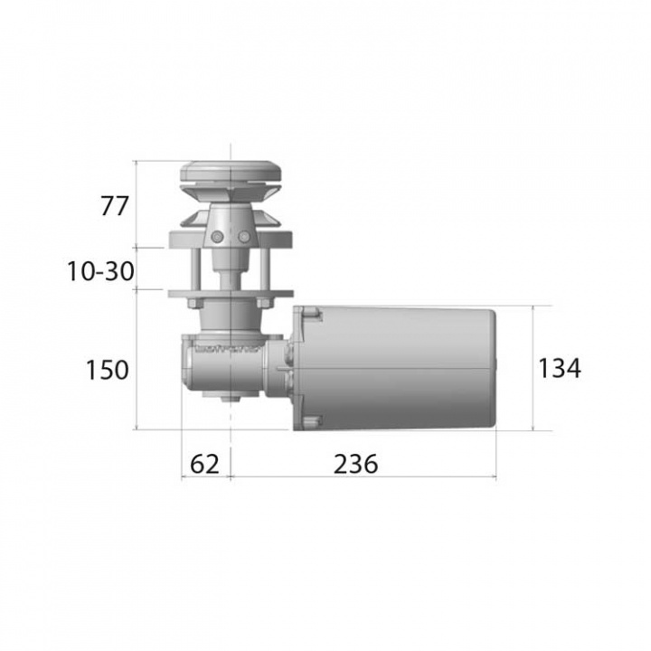 SX1 Ankarspel 12V 800W Kätting 8 mm