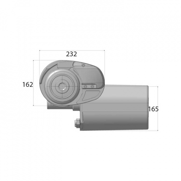 X2 Ankarspel Hög Svart 12V 1000W