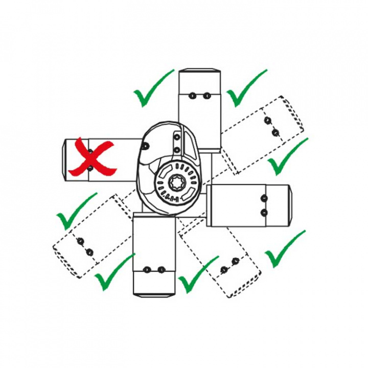 X2 Ankarspel Hög Svart 12V 1000W