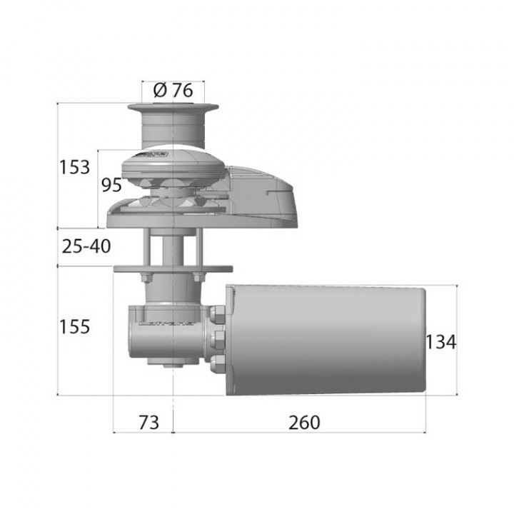X2 Ankarspel Svart 12V 1000W